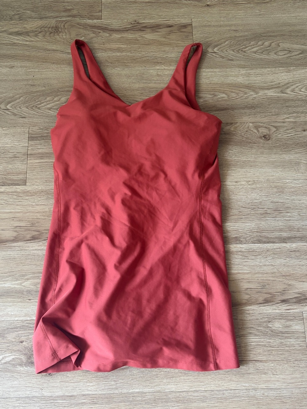 Old Navy Coral-Red Scoop Neck athletic Dress